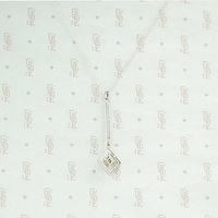 White Gold and Diamond Art Deco Lavalier Necklace