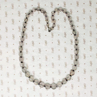 Delicate Purple Amethyst Bead Necklace