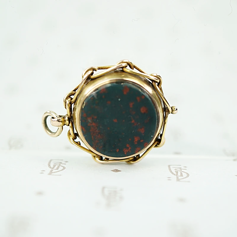 English Victorian Compass Fob