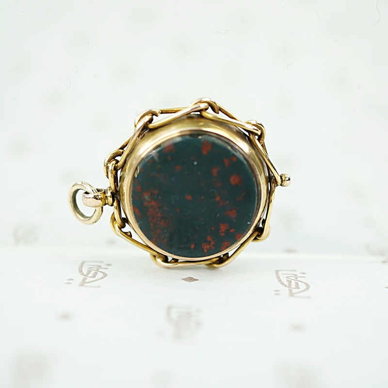 English Victorian Compass Fob