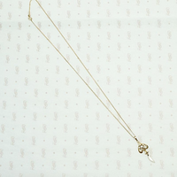 Sweet & Petite Edwardian Pearl and Diamond Pendant