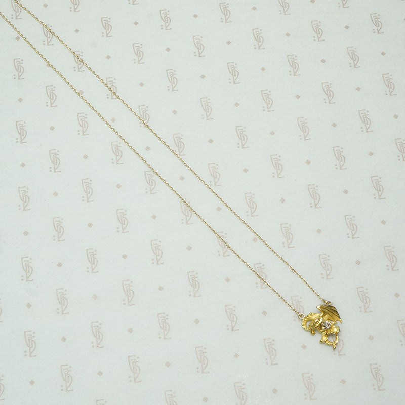 Dragon & Diamond Conversion Pendant