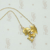 Dragon & Diamond Conversion Pendant