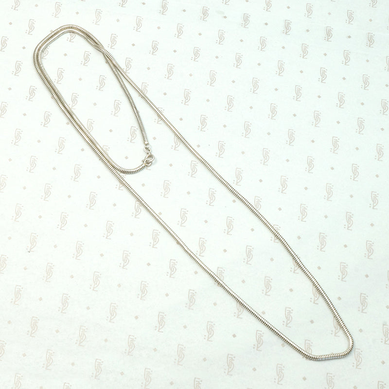 Vintage Supple Sterling Silver Snake Chain