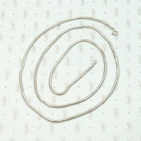 Vintage Supple Sterling Silver Snake Chain