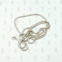 Vintage Supple Sterling Silver Snake Chain