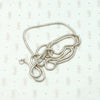 Vintage Supple Sterling Silver Snake Chain