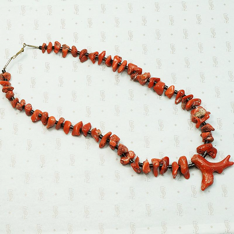 Incredible Red & Black Organic Bead Necklace