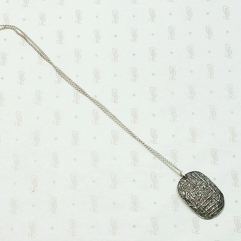 Tactile Knutson Studio Piece Sterling Silver Pendant