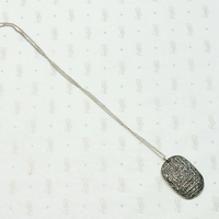 Tactile Knutson Studio Piece Sterling Silver Pendant