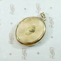 Enameled & Engraved Victorian Pearl-Set Gold Locket