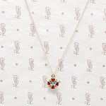 Tiny French Cross & Crown Conversion Pendant