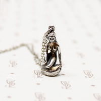 Copenhagen's Little Mermaid Vintage Silver Charm