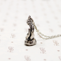 Copenhagen's Little Mermaid Vintage Silver Charm