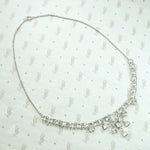 Dazzling Deco Crystal Swag Necklace