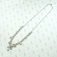 Dazzling Deco Crystal Swag Necklace