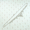 Dazzling Deco Crystal Swag Necklace