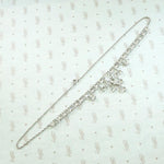 Dazzling Deco Crystal Swag Necklace