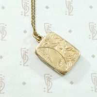 Charming Victorian Engraved Gold Filled Locket