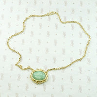 Woodhull "Lace Necklace" in 18k & Aventurine