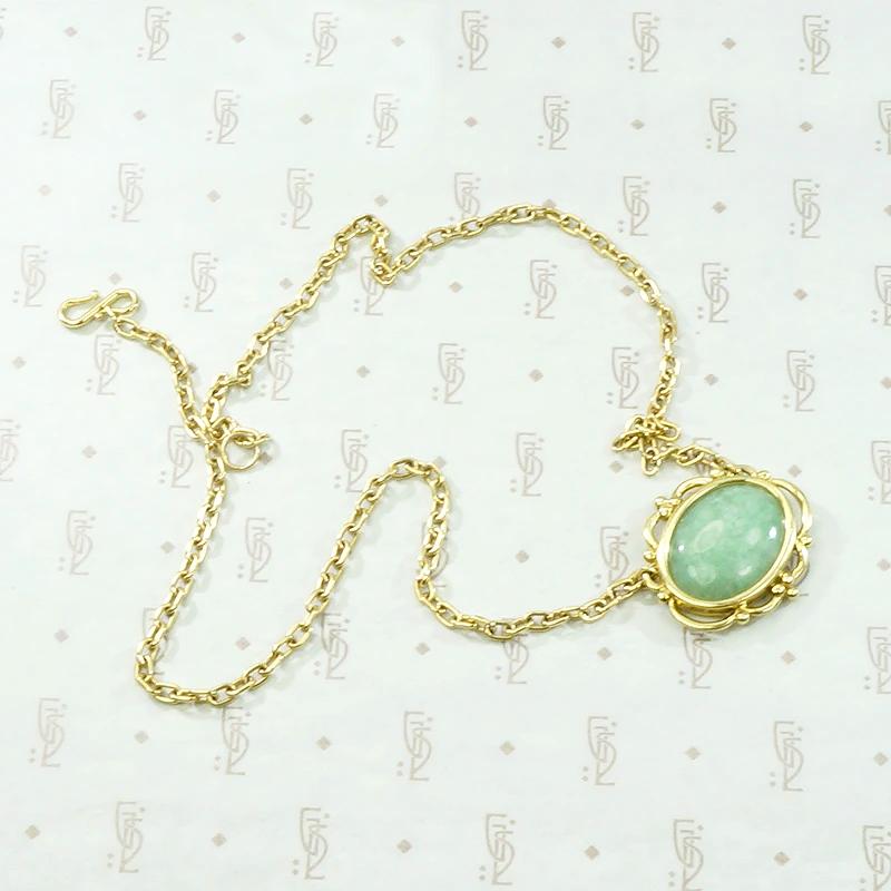 Woodhull "Lace Necklace" in 18k & Aventurine