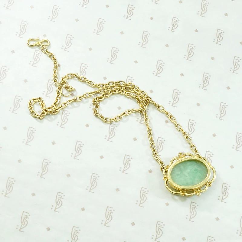 Woodhull "Lace Necklace" in 18k & Aventurine