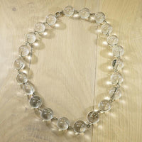 Art Deco Era Pool of Light Rock Crystal Necklace