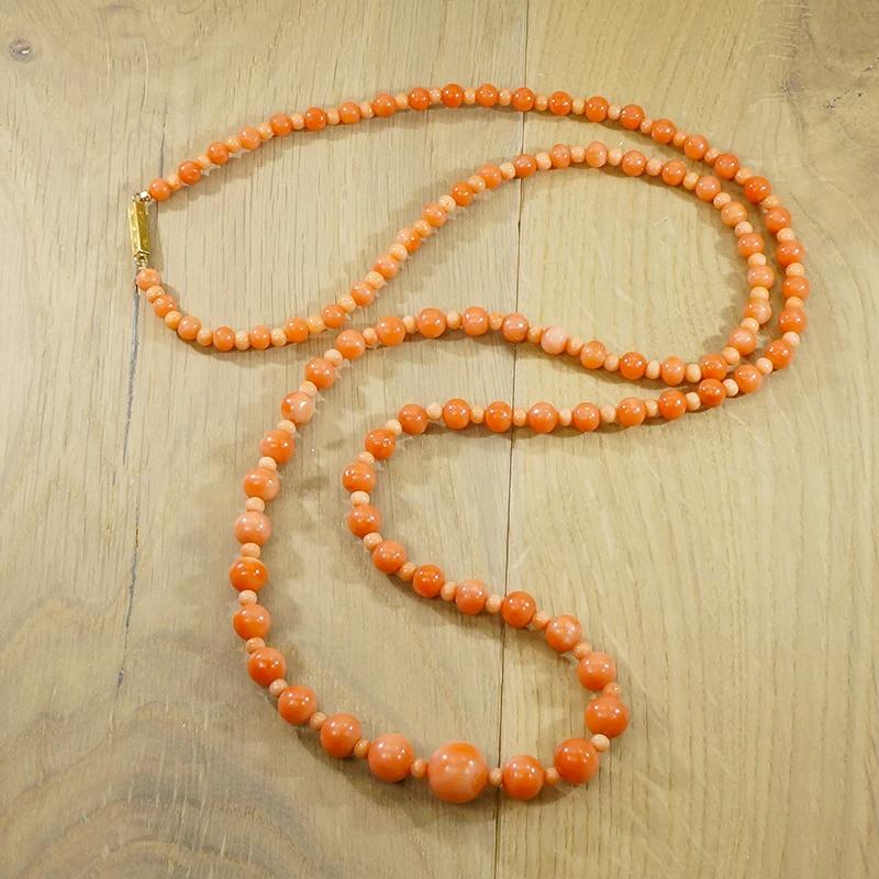 Jazzy French Organic Beads with 18k Clasp