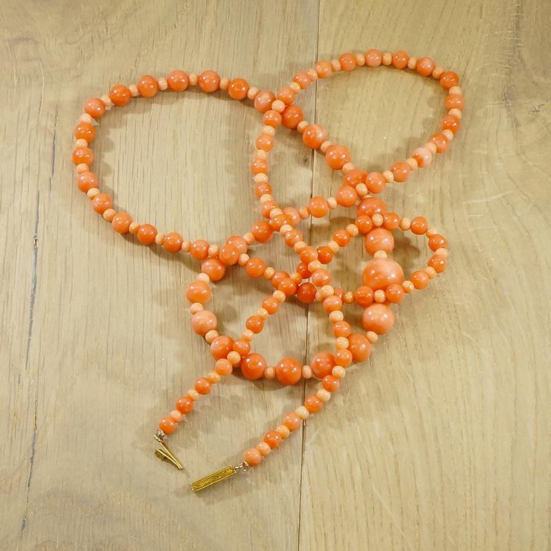 Jazzy French Organic Beads with 18k Clasp