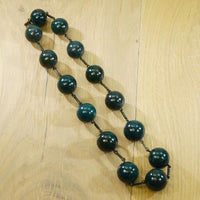 Dark & Dreamy Bloodstone Bead Necklace