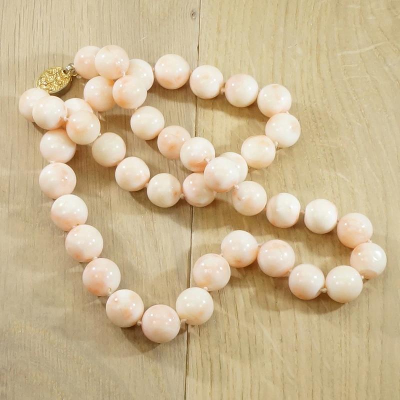Gorgeous Angel Skin Bead Necklace
