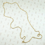 Vintage Gold Diamond-Cut Rope Chain
