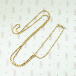 Vintage Gold Diamond-Cut Rope Chain