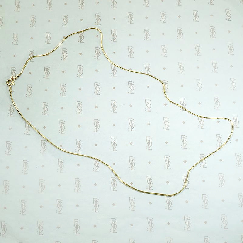 vintage gold snake chain