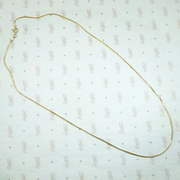 vintage gold snake chain