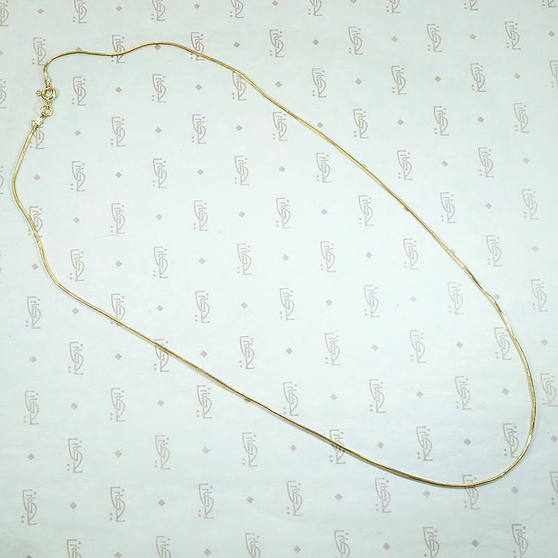vintage gold snake chain