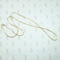 vintage gold snake chain