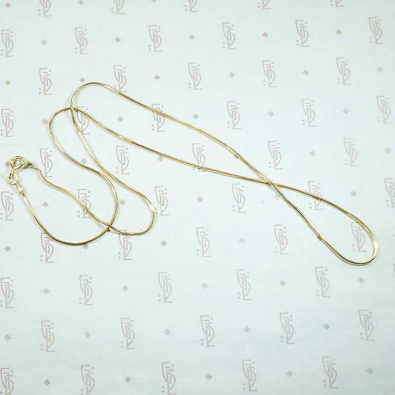 vintage gold snake chain