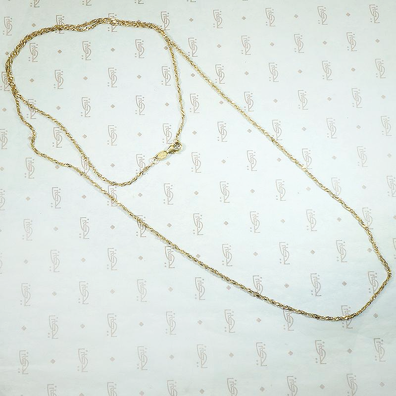 vintage 14k gold singapore chain