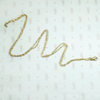 14k gold vintage singapore chain
