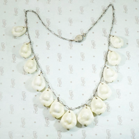 Edwardian Cowrie Shell Swag Necklace 