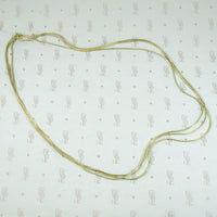 Liquid Triple Strand 18k Chain Necklace