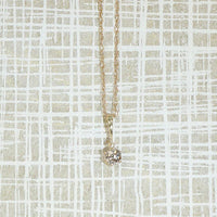 Victorian Old Mine Cut Diamond Solitaire Pendant