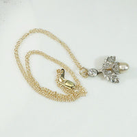 Superb Diamond Studded Acorn Pendant