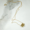 Green & Gold Enameled Art Nouveau Necklace