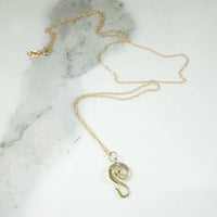 Art Nouveau Pendant in Gold & Ruby