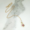 Arts & Crafts Ruby Conversion Pendant