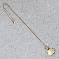 Early Victorian Engraved Gold Sheet Locket