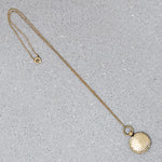 Early Victorian Engraved Gold Sheet Locket