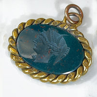 Bloodstone Demeter Goddess Fob